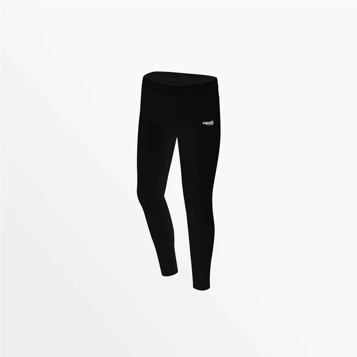 Women's Mid Rise Cotton Leggings Capelli Sport XS Black