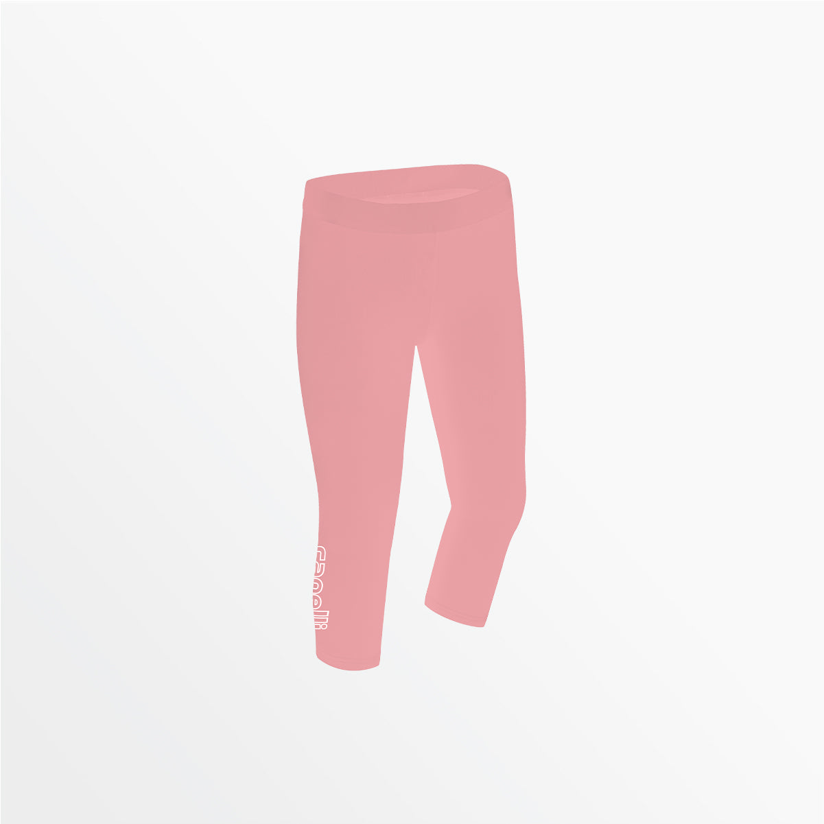 Women's Mid Rise Logo 3/4 Cotton Leggings Capelli Sport