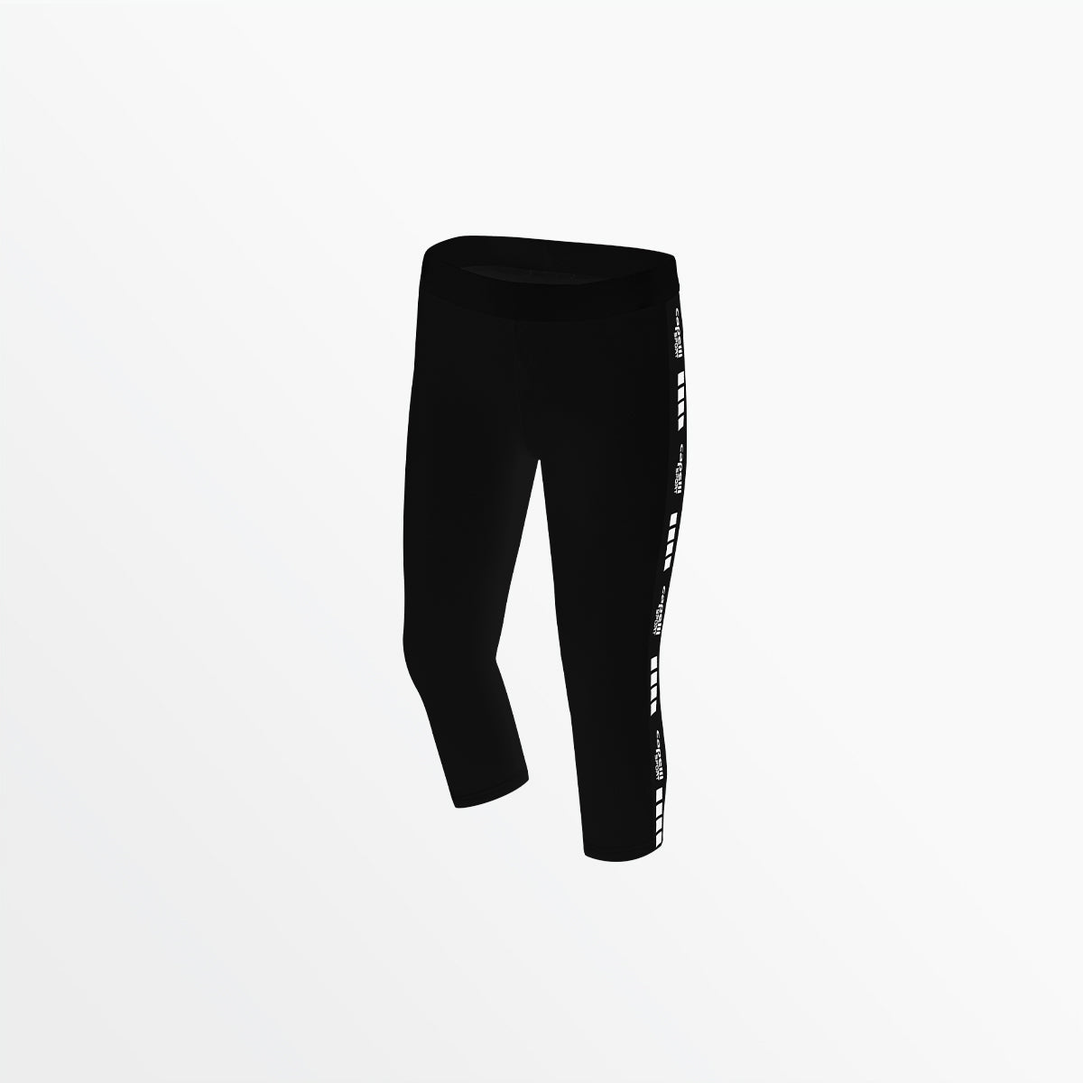 Girl's Signature Mid Rise 3/4 Cotton Leggings Capelli Sport Black S