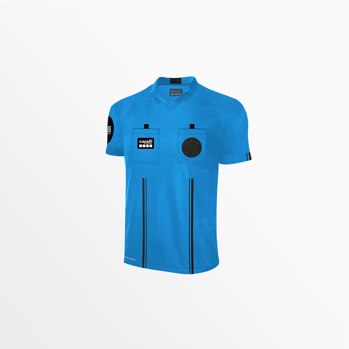 Adult Official Referee V-Neck Short Sleeve Jersey Capelli Sport L Referee Blue