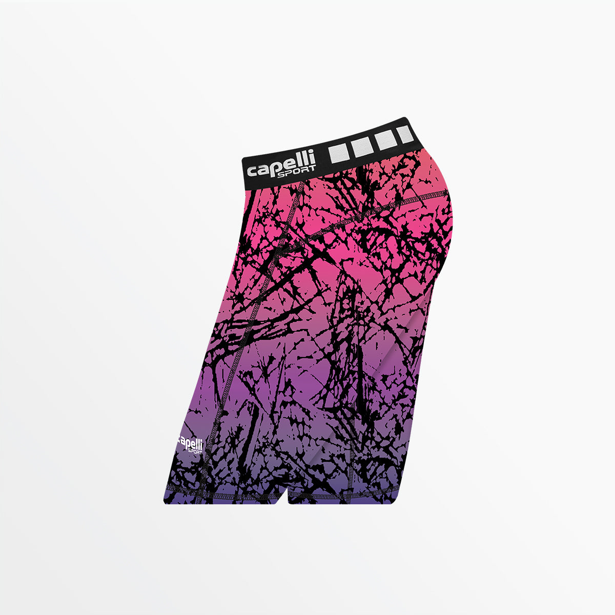 Girl's Distressed Ombre Biker Shorts Capelli Sport