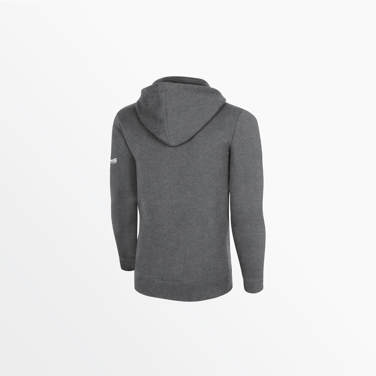 Youth Basics Fleece Pullover Hoodie With Sleeve Logo Capelli Sport