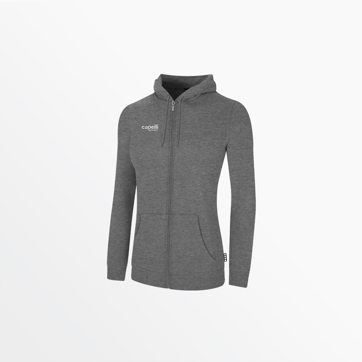 Women's Basic Fleece Zip Up Hoodie Capelli Sport XS