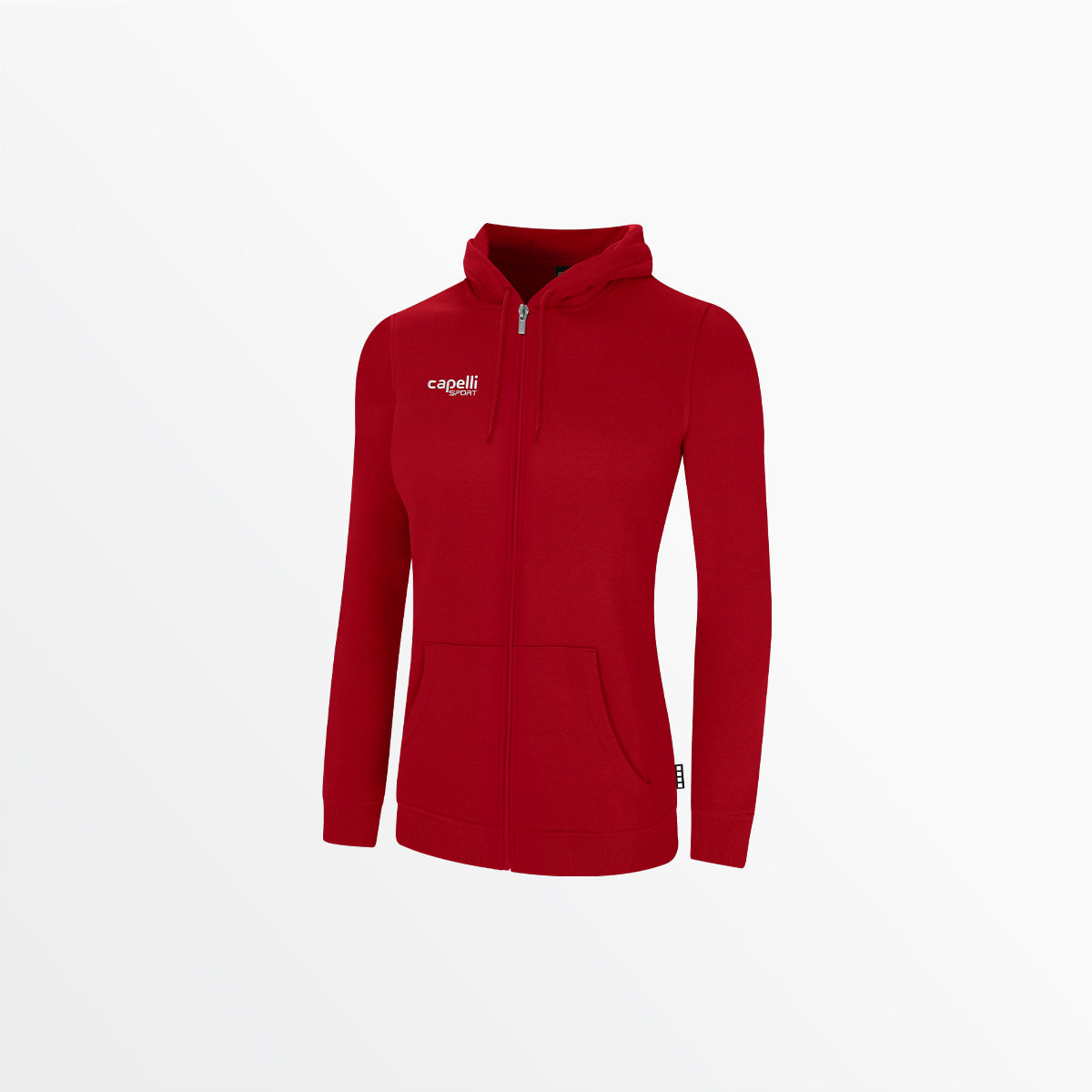 Women's Basic Fleece Zip Up Hoodie Capelli Sport XS