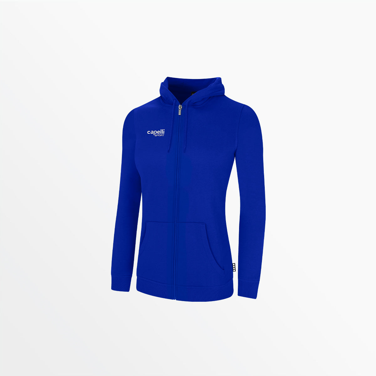 Women's Basic Fleece Zip Up Hoodie Capelli Sport XS