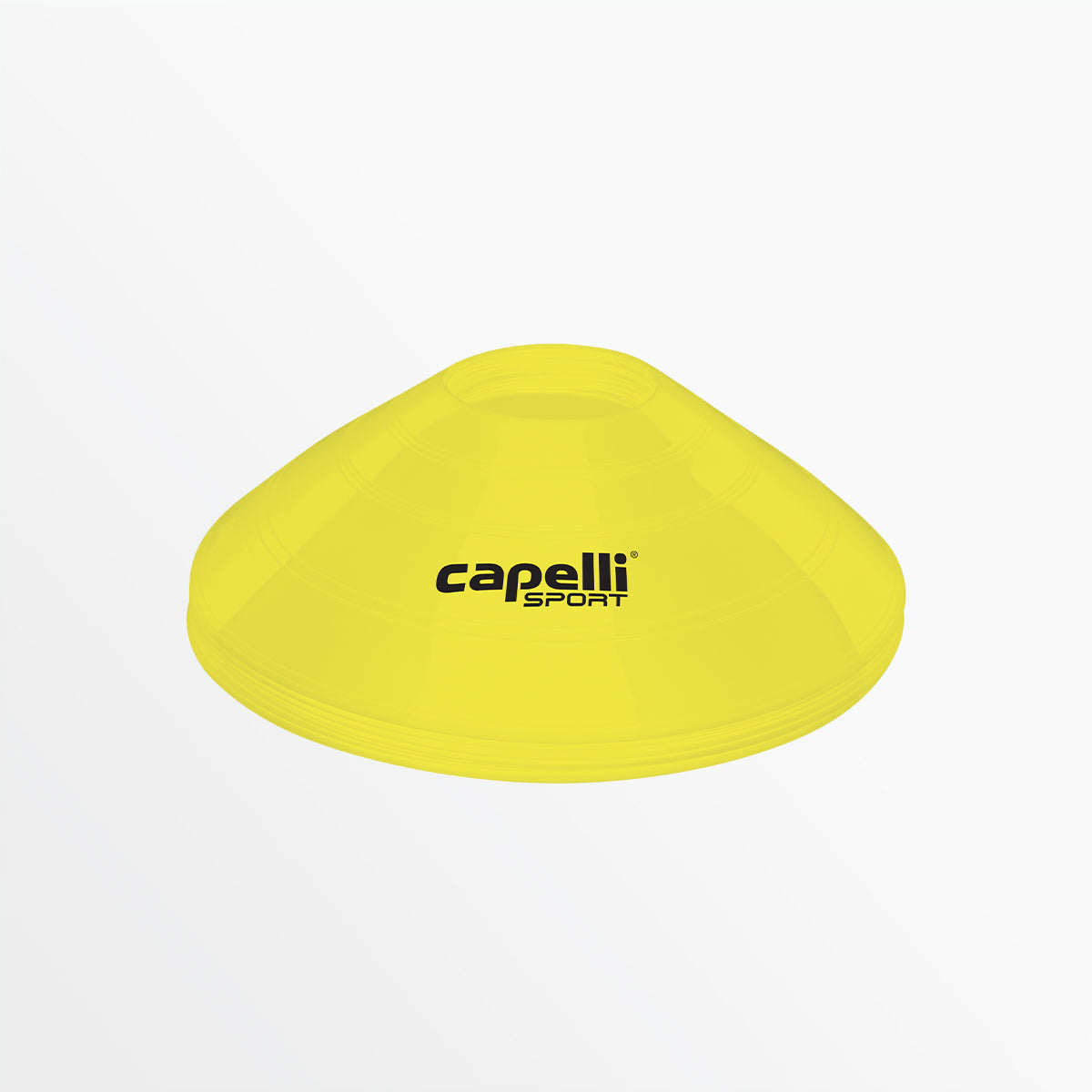 Training Cones With Carry Strap Capelli Sport Neon Yellow