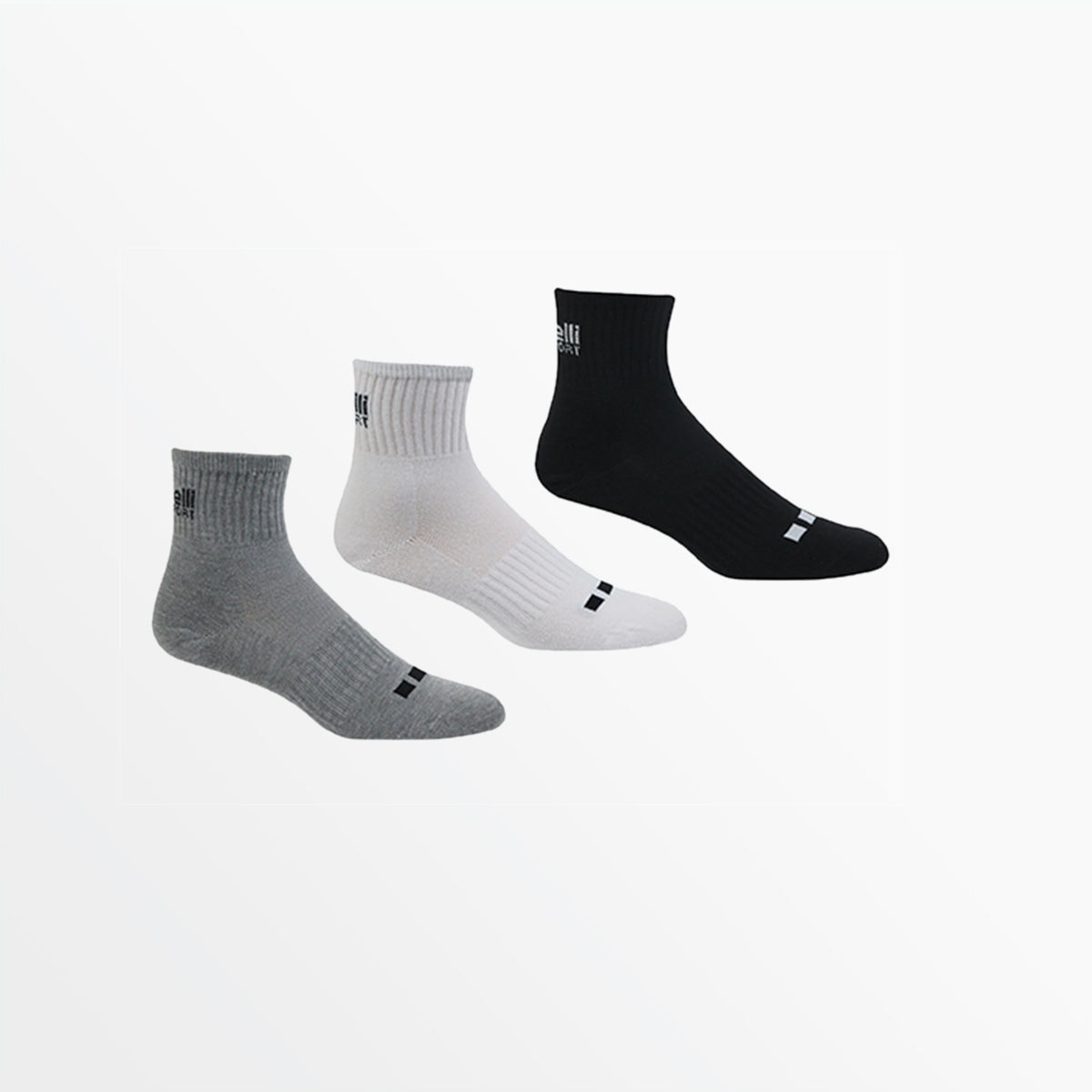 Basics CS-COOL Lightweight Quarter Top Socks Capelli Sport XS