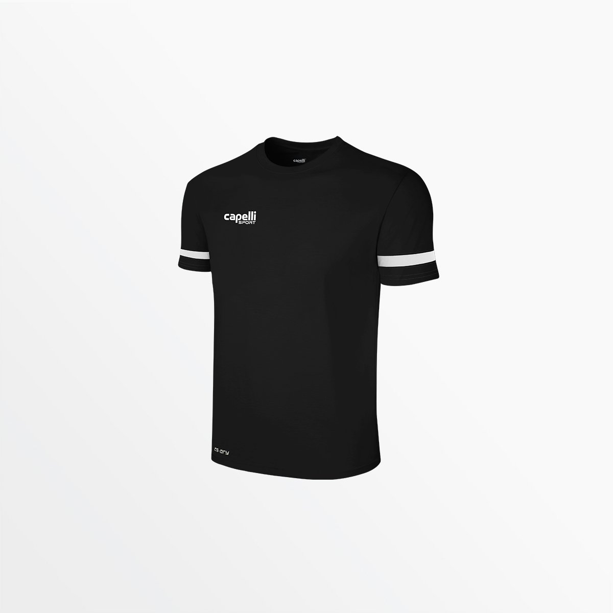Youth Uptown CS-DRY Tee Capelli Sport XXS Black