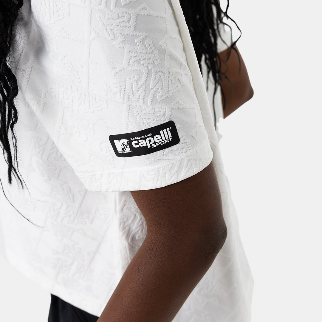 MTV Women's Push It Jacquard Boxy Tee Capelli Sport