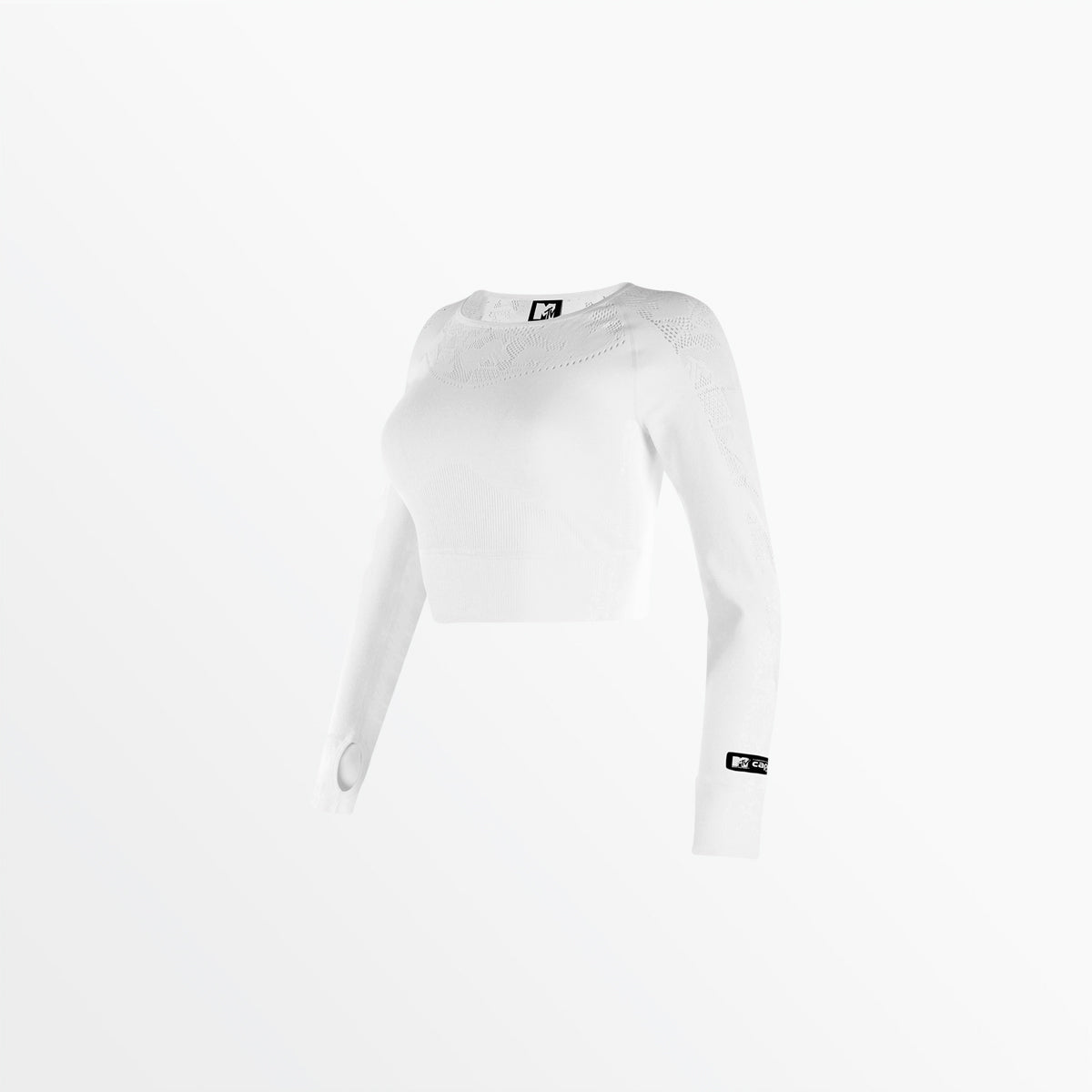 MTV Women's Sporty Long Sleeve Crop Capelli Sport