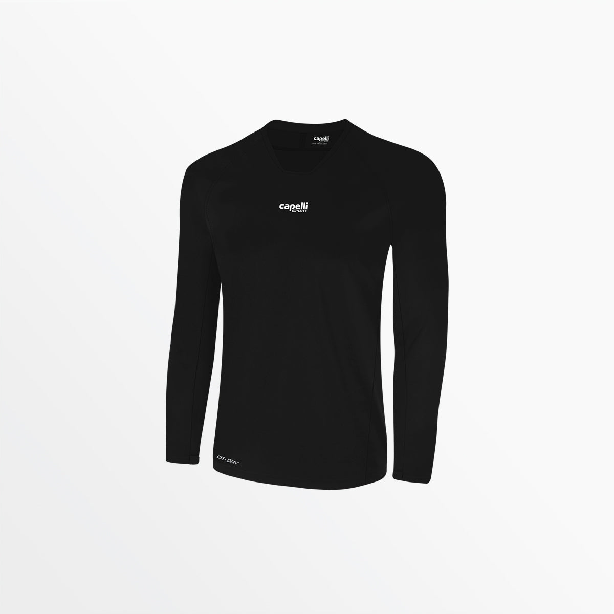 Adult Base Layer Game Day Long Sleeve Top Capelli Sport Black S