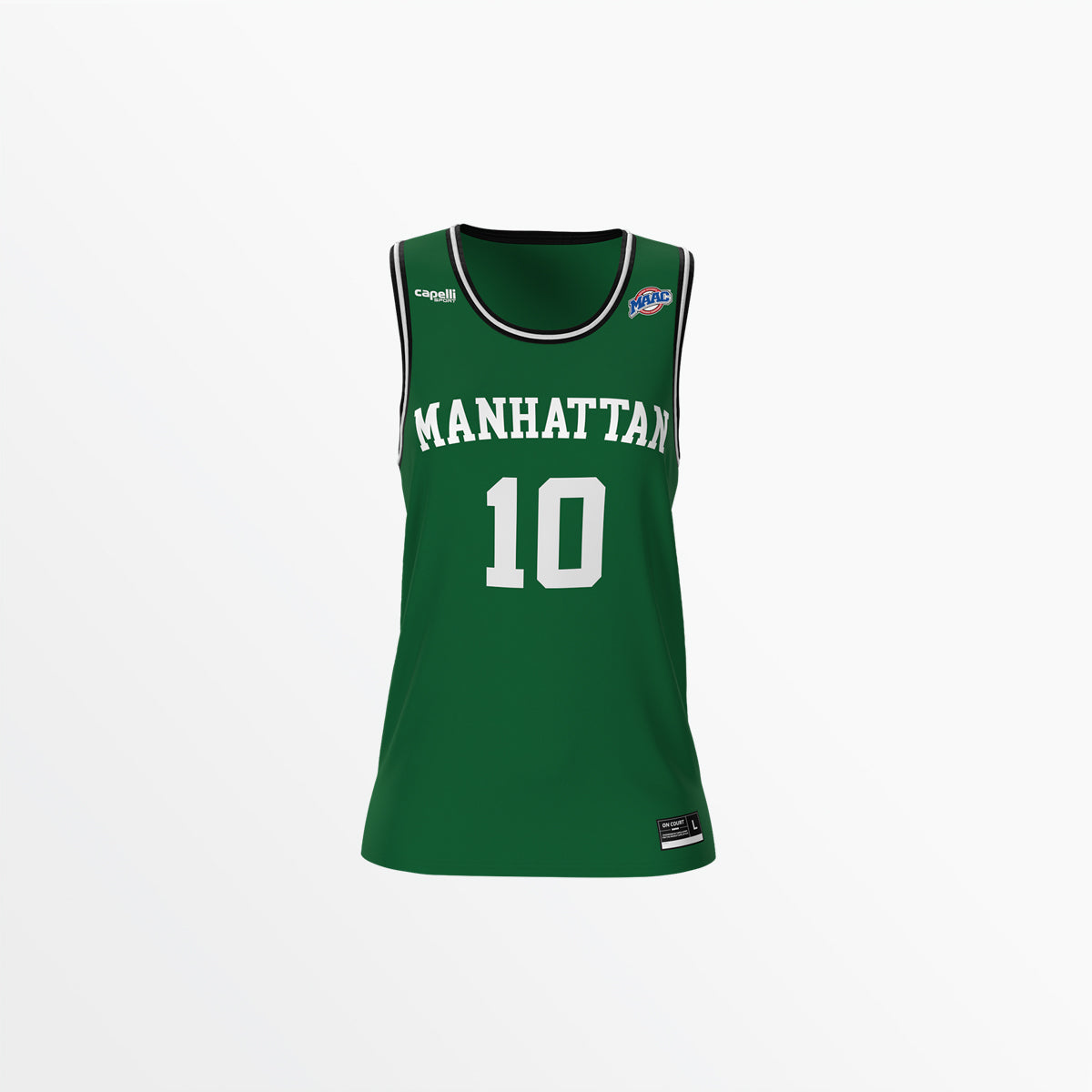 Manhattan University Men's Basketball Replica Jersey Capelli Sport Women's XS