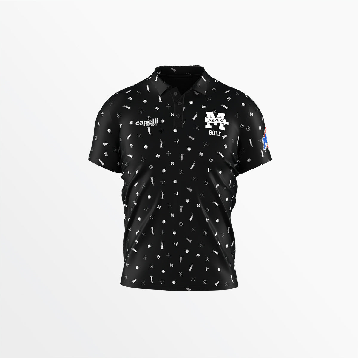 Manhattan University Golf Polo Capelli Sport Men's S
