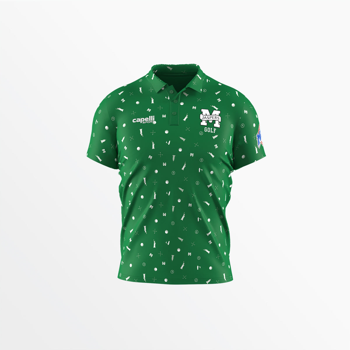 Manhattan University Golf Polo Capelli Sport Men's S