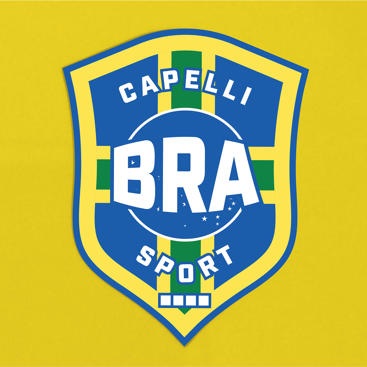 Capelli Sport Brazil Home Met Lines Soccer Jersey Capelli Sport