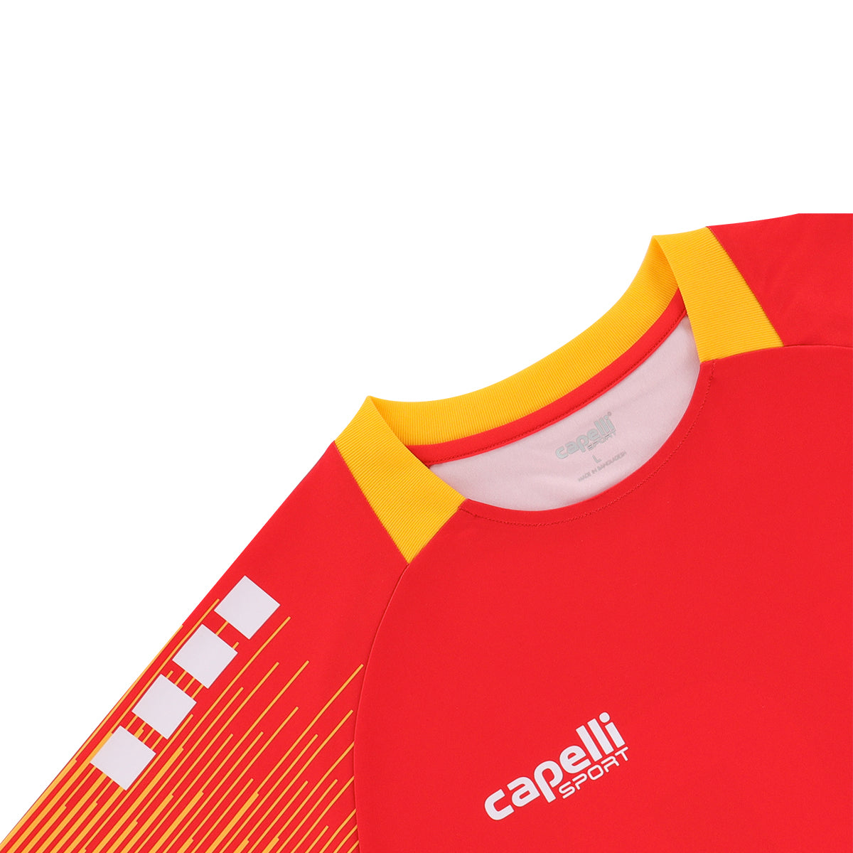 Capelli Sport Spain Home Met Lines Soccer Jersey Capelli Sport