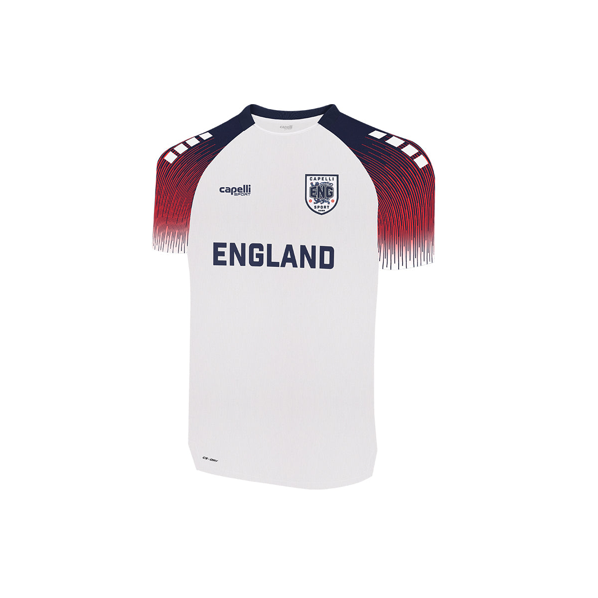 Capelli Sport England Home Met Lines Soccer Jersey Capelli Sport