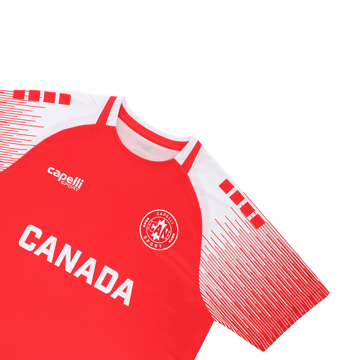 Capelli Sport Canada Home Met Lines Soccer Jersey Capelli Sport