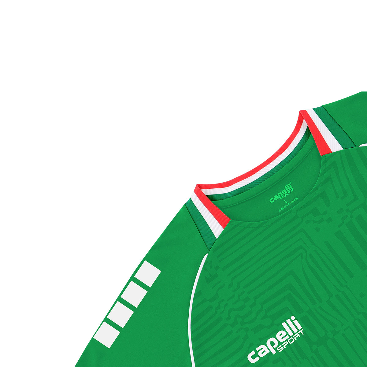 Capelli Sport Mexico Home Met Lines Soccer Jersey Capelli Sport