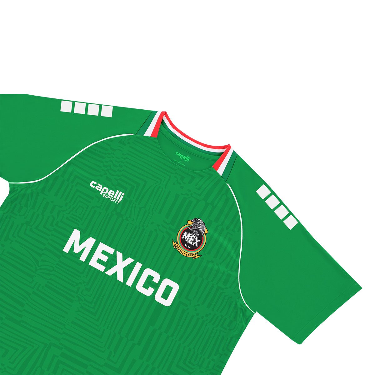 Capelli Sport Mexico Home Met Lines Soccer Jersey Capelli Sport