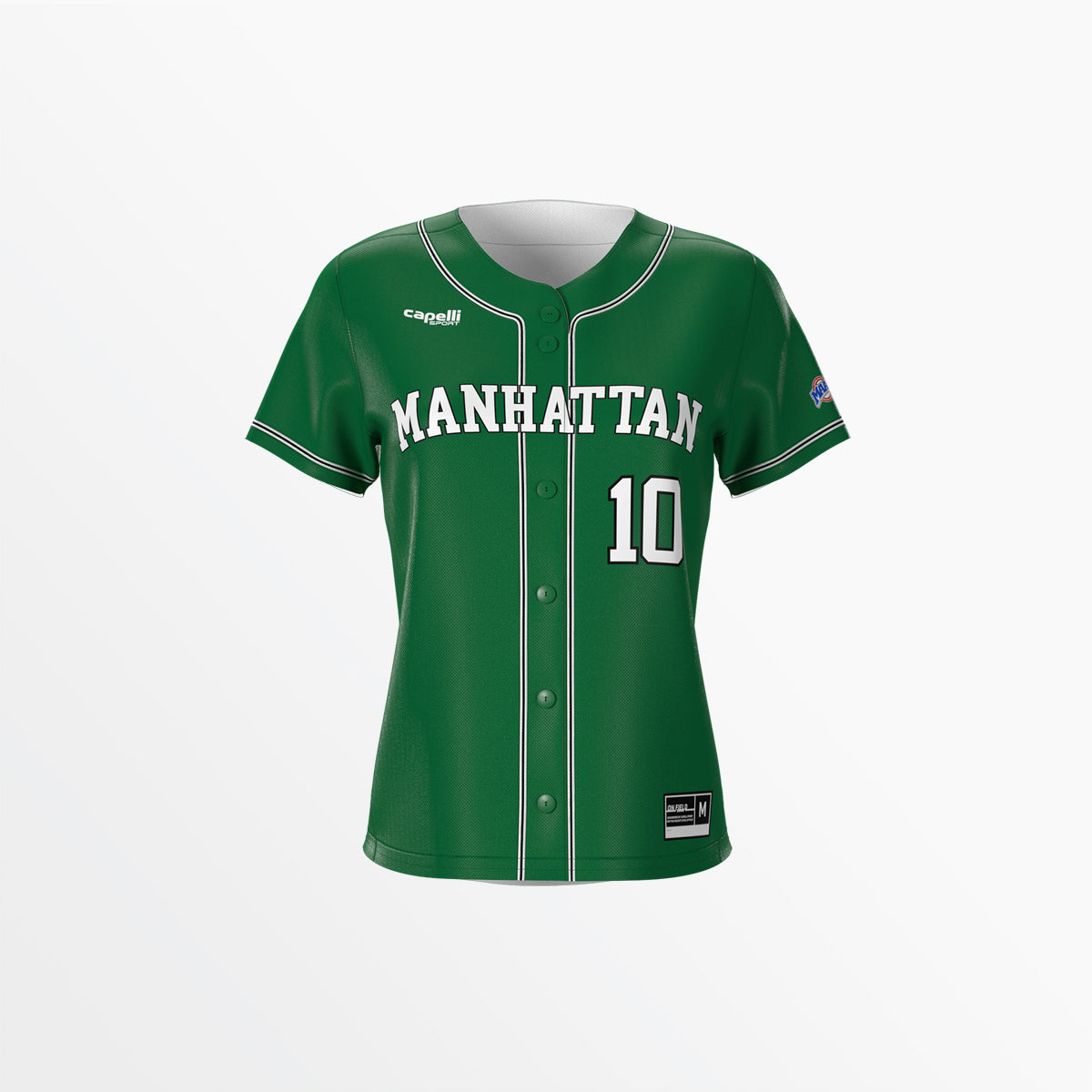 Manhattan University Baseball Replica Jersey Capelli Sport Women's XS