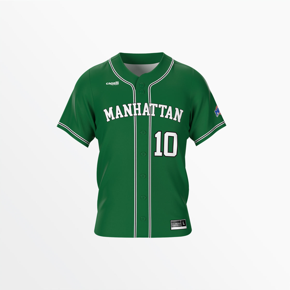 Manhattan University Baseball Replica Jersey Capelli Sport Men's S