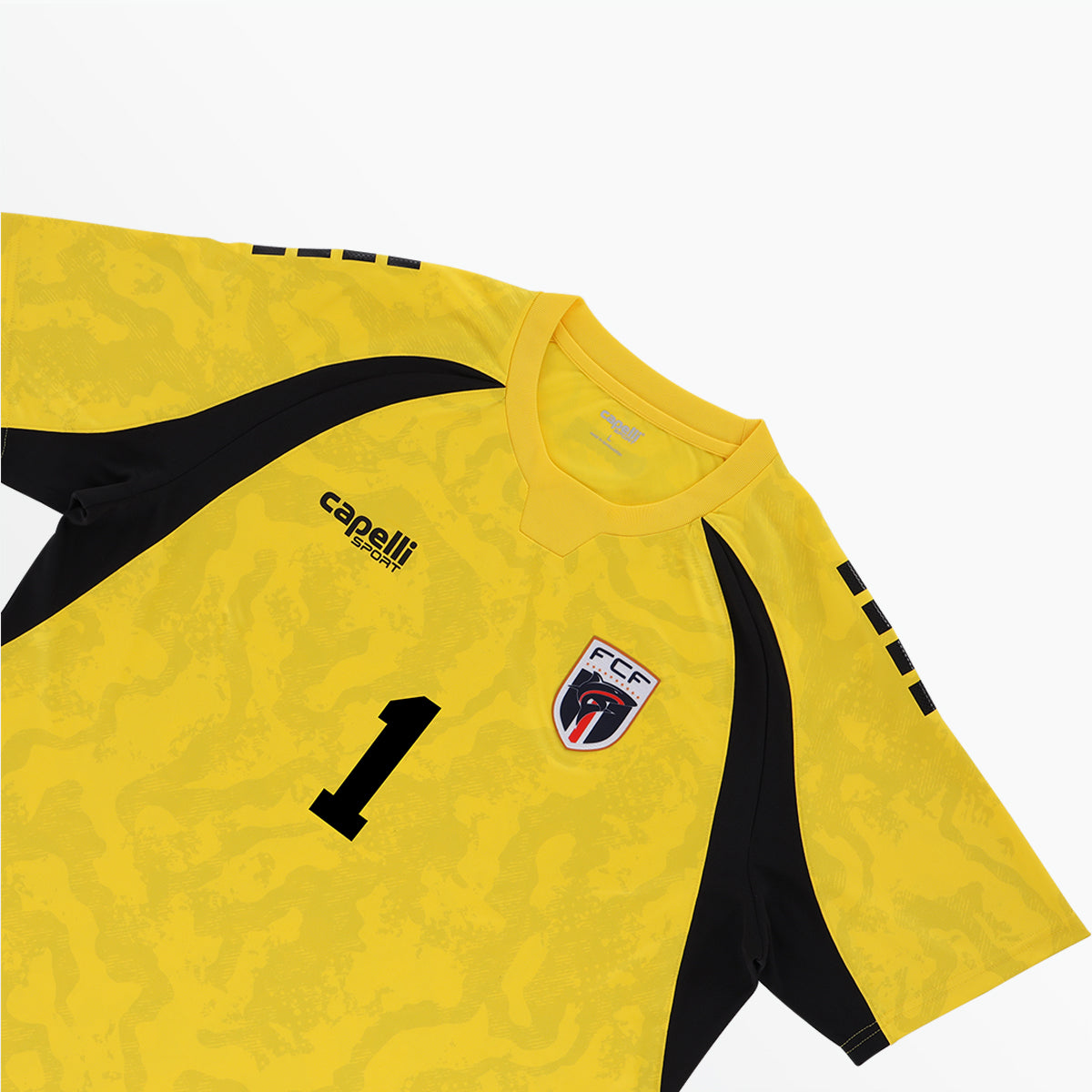 Adult Cabo Verde 2026 Yellow Goalkeeper Replica Jersey Capelli Sport