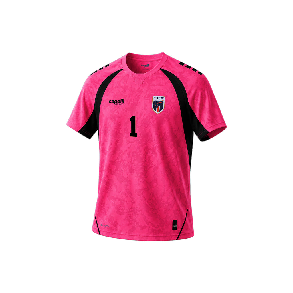 Youth Cabo Verde 2026 Bright Pink Goalkeeper Replica Jersey