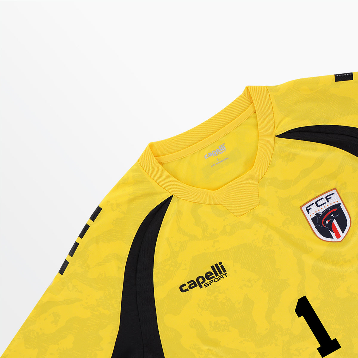 Youth Cabo Verde 2026 Yellow Goalkeeper Replica Jersey Capelli Sport