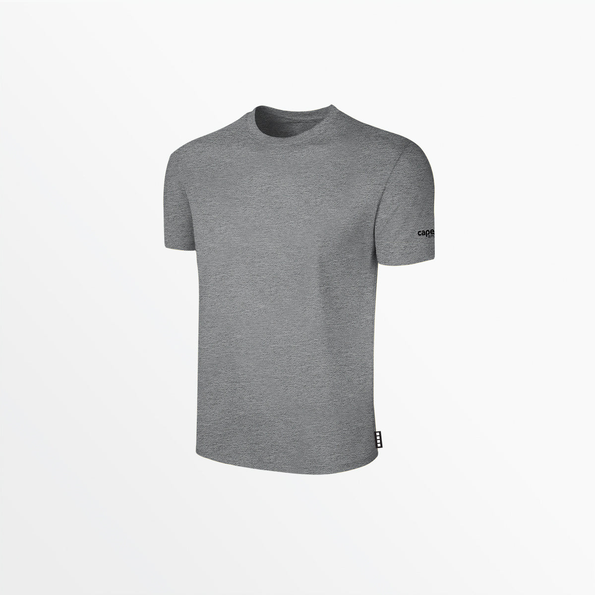 Youth Basics Tee With Sleeve Logo Shirt Capelli Sport Light Heather Grey XXS