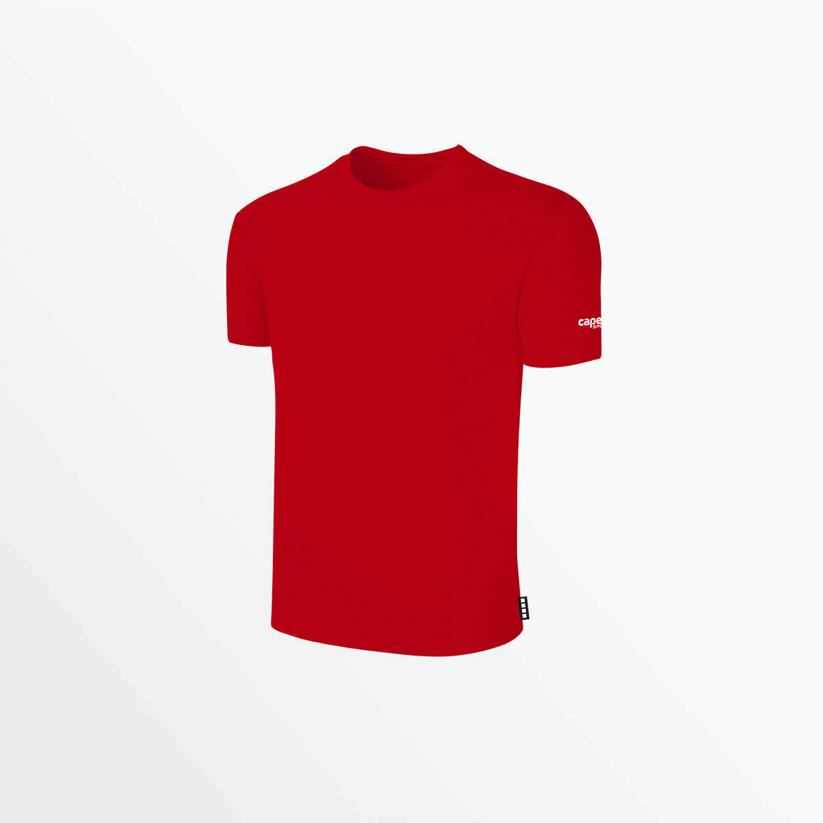 Youth Basics Tee With Sleeve Logo Shirt Capelli Sport Red XXS