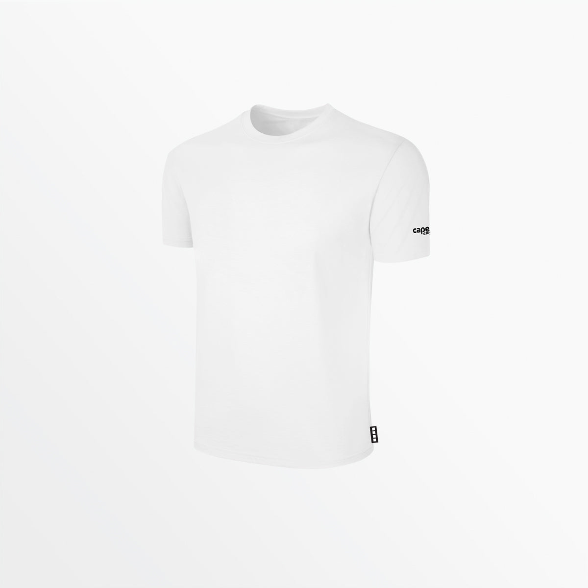 Youth Basics Tee With Sleeve Logo Shirt Capelli Sport White XXS