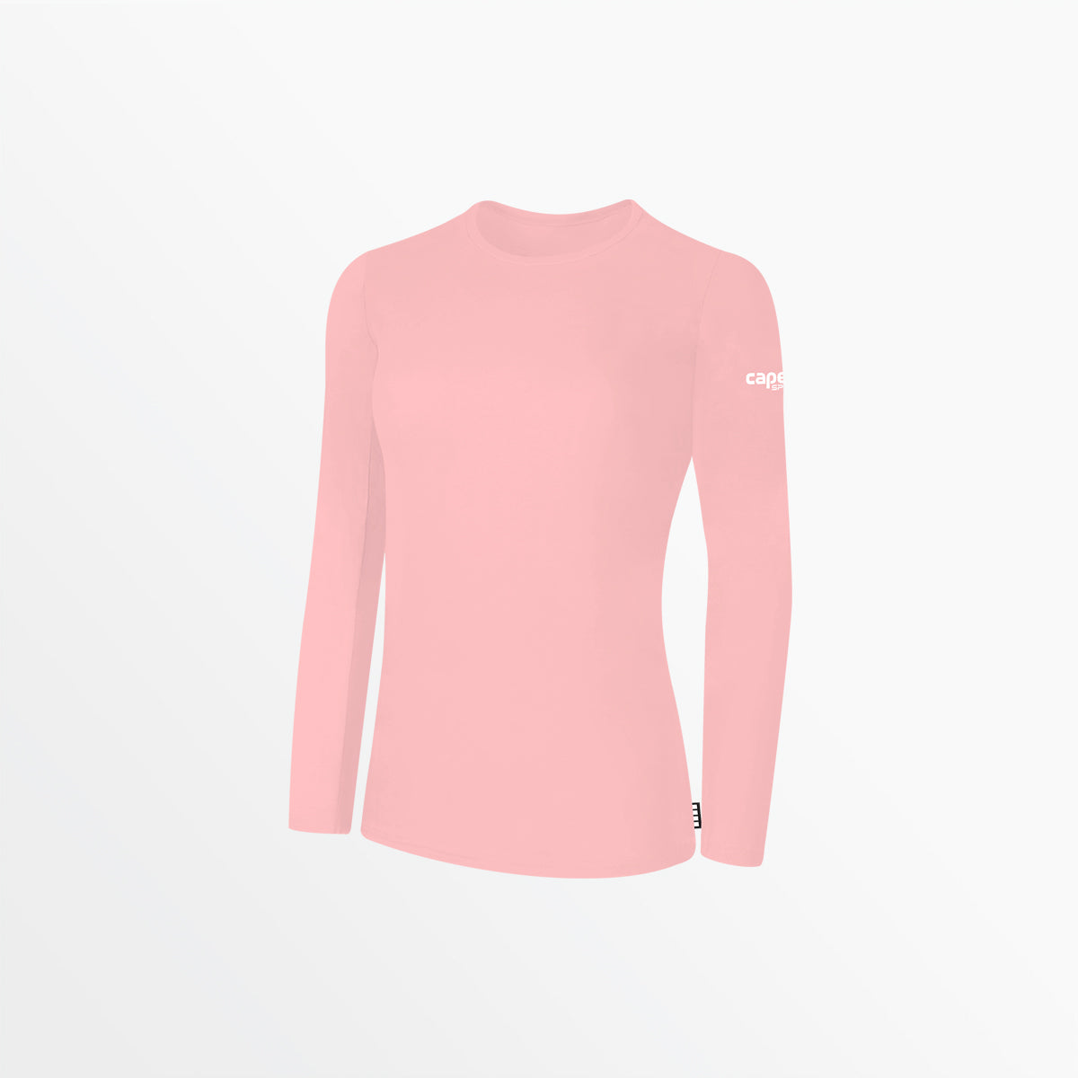 Women's Basics Long Sleeve Cotton Tee Capelli Sport Blush XS