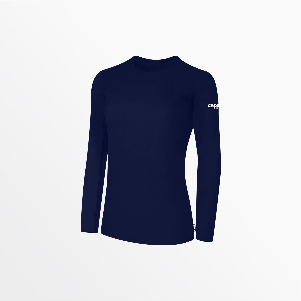 Women's Basics Long Sleeve Cotton Tee Capelli Sport Navy XS