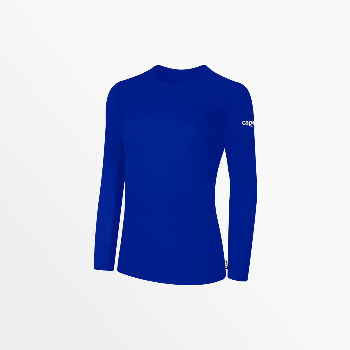 Women's Basics Long Sleeve Cotton Tee Capelli Sport Royal Blue XS