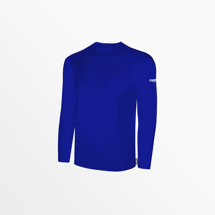 capelli MEN'S BASICS LONG SLEEVE COTTON TEE Royal Blue