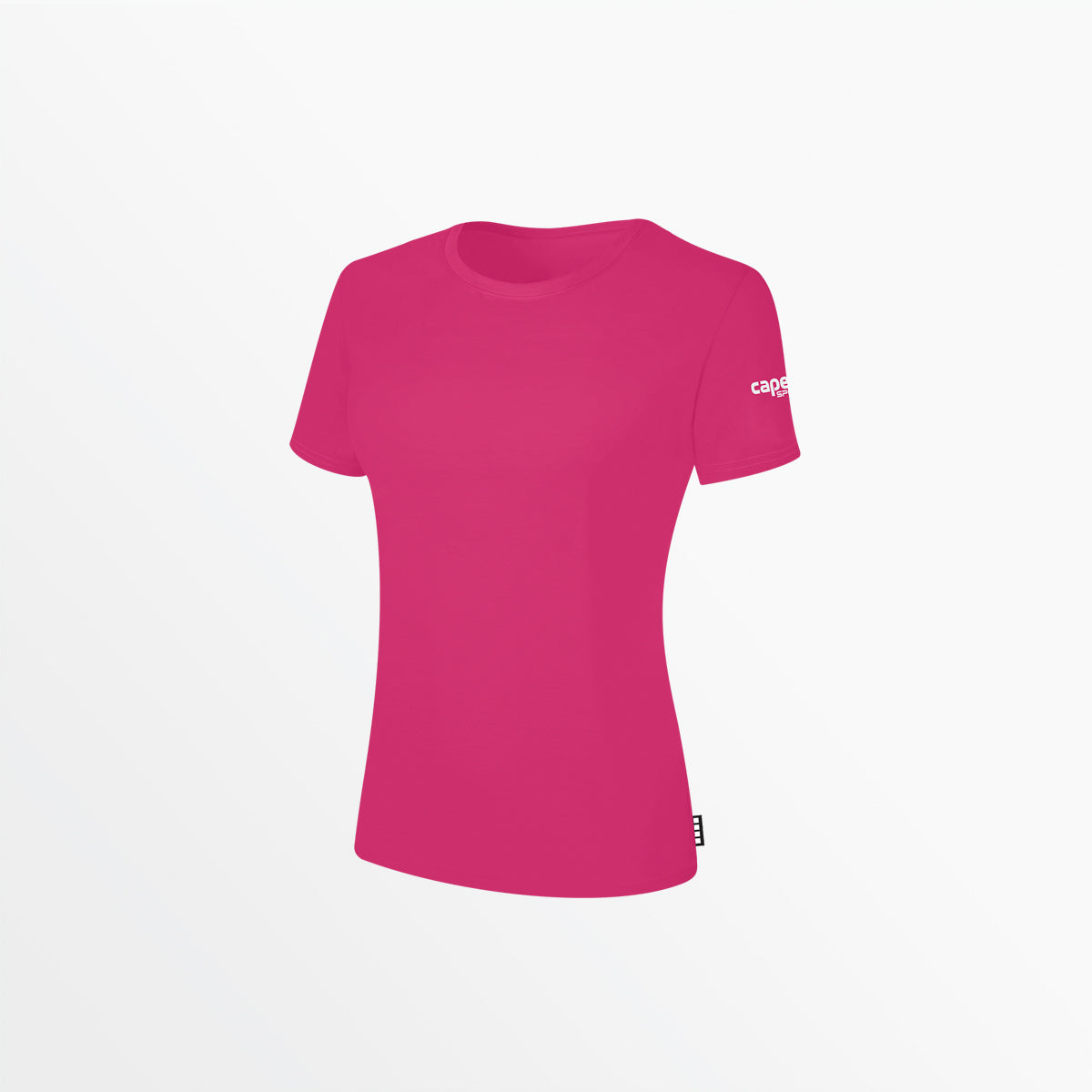 Women's Basics Tee With Sleeve Logo Shirt Capelli Sport Pink XS