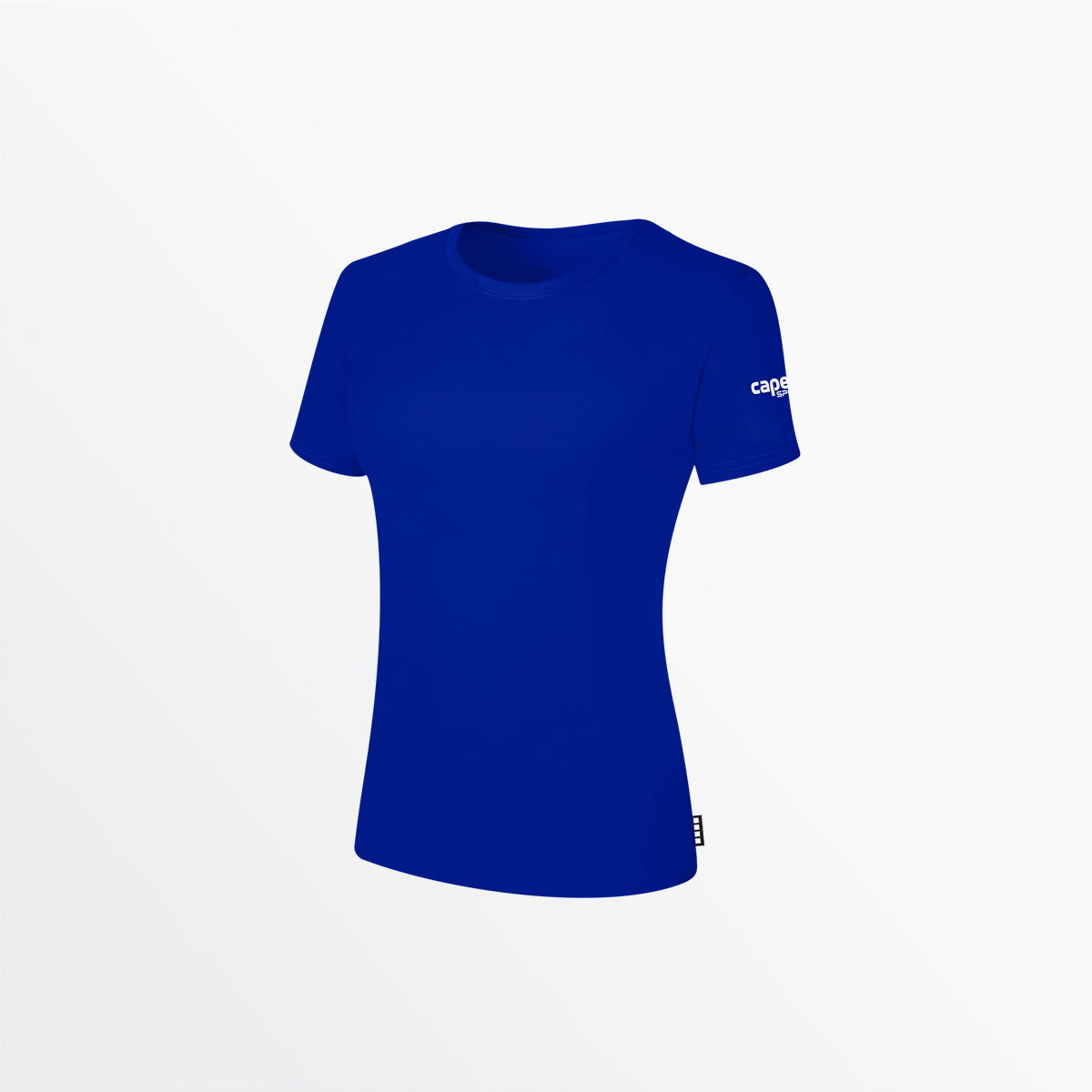 Women's Basics Tee With Sleeve Logo Shirt Capelli Sport Royal Blue XS