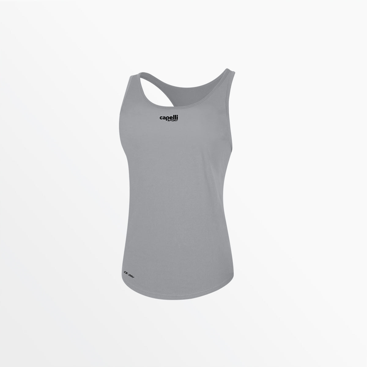 Women's Basics Racer Back Tank Capelli Sport Light Heather Grey XS