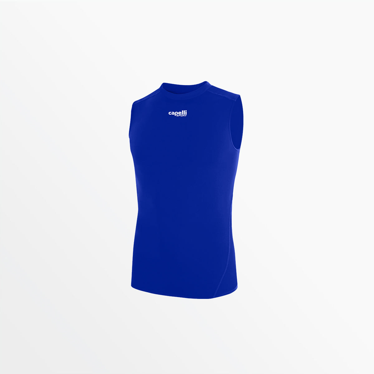 Adult Sleeveless Performance Top Capelli Sport M Royal Blue