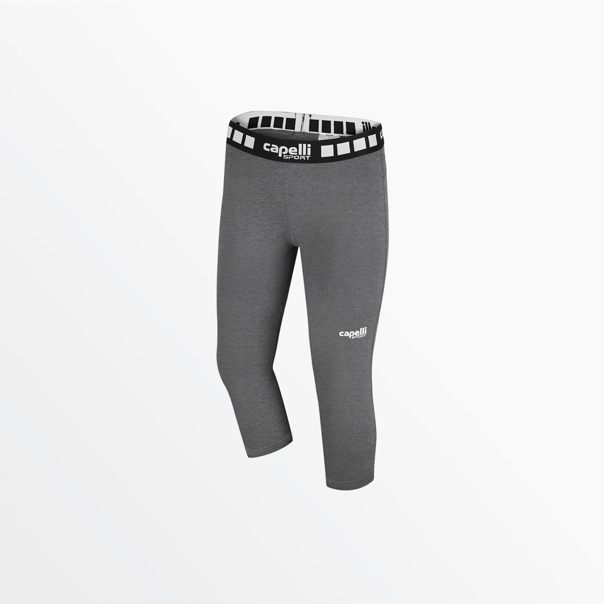 Women's 3/4 Performance Tights Capelli Sport M Dark Heather Grey