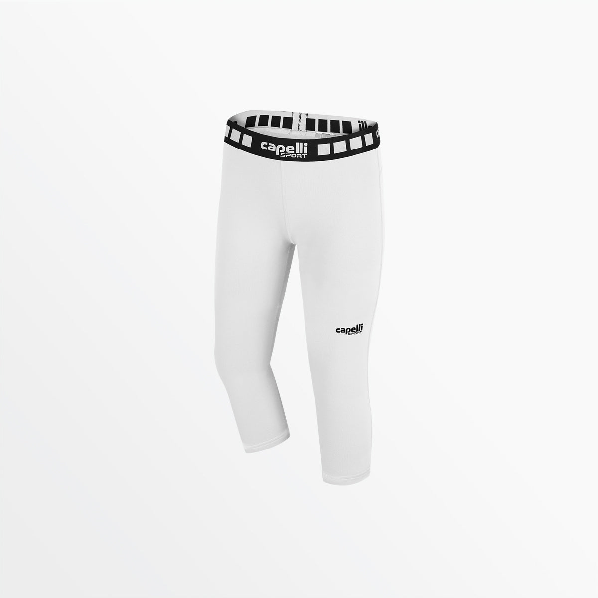 Women's 3/4 Performance Tights Capelli Sport S White