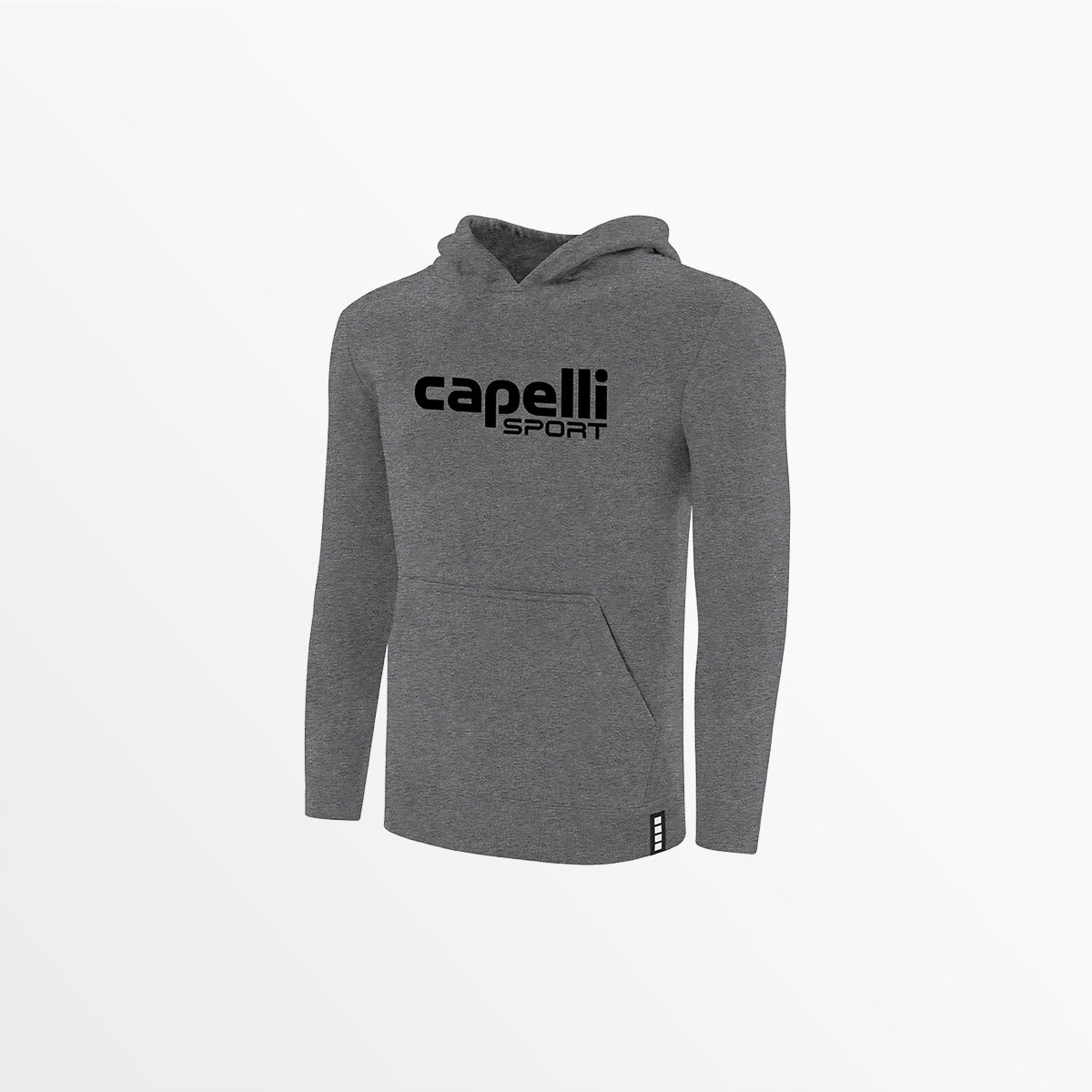 Youth Logo Fleece Pullover Hoodie Capelli Sport S Dark Heather Grey