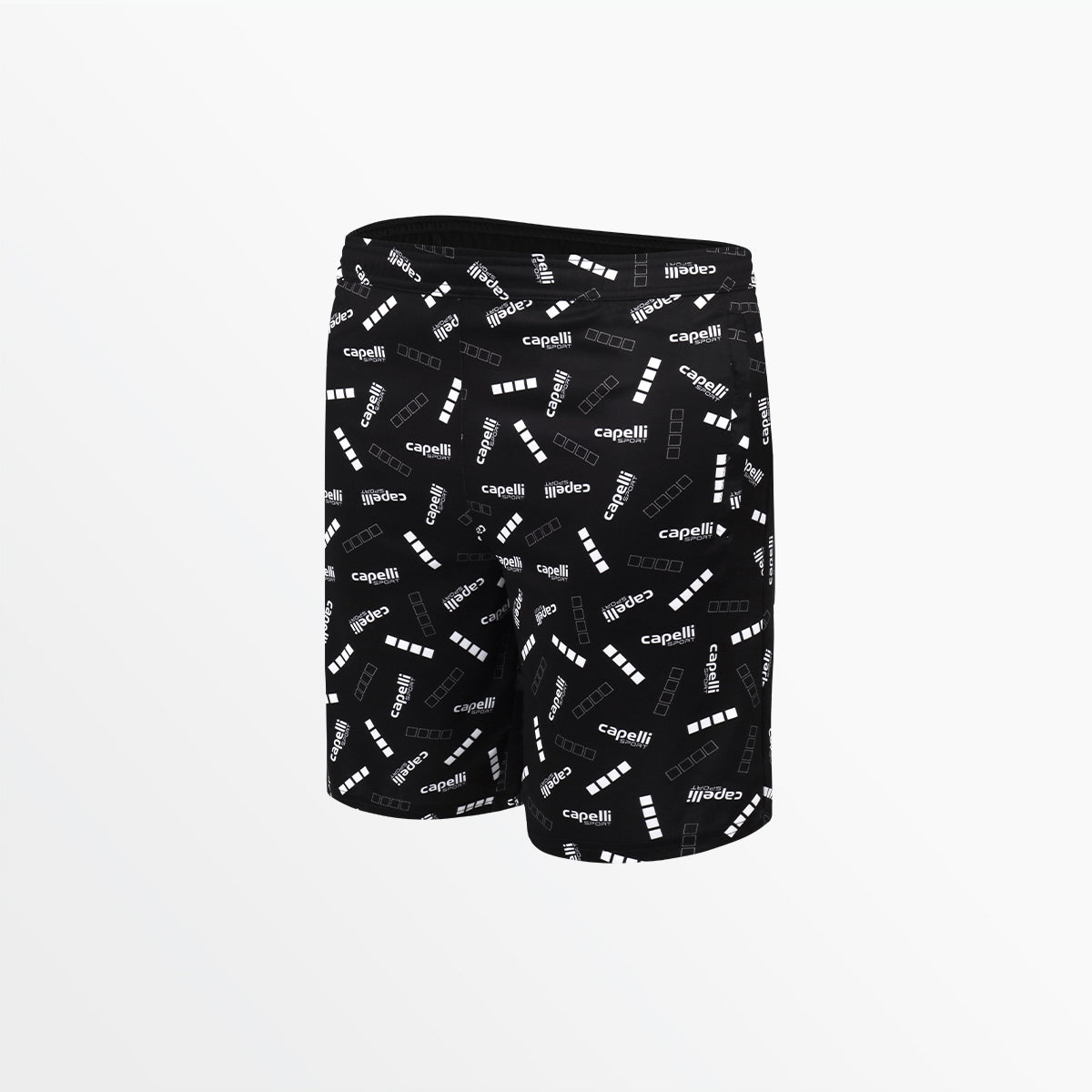 Youth Signature Print Training Shorts Capelli Sport Black S