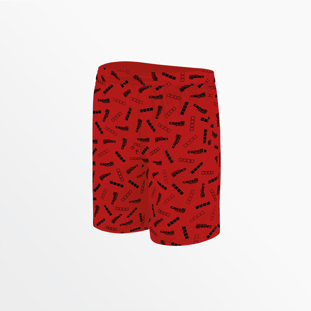 Youth Signature Print Training Shorts Capelli Sport Red S