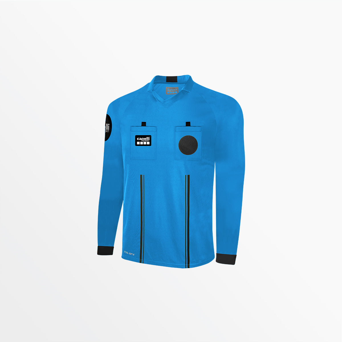 Adult Official Referee V-Neck Long Sleeve Jersey Capelli Sport XS