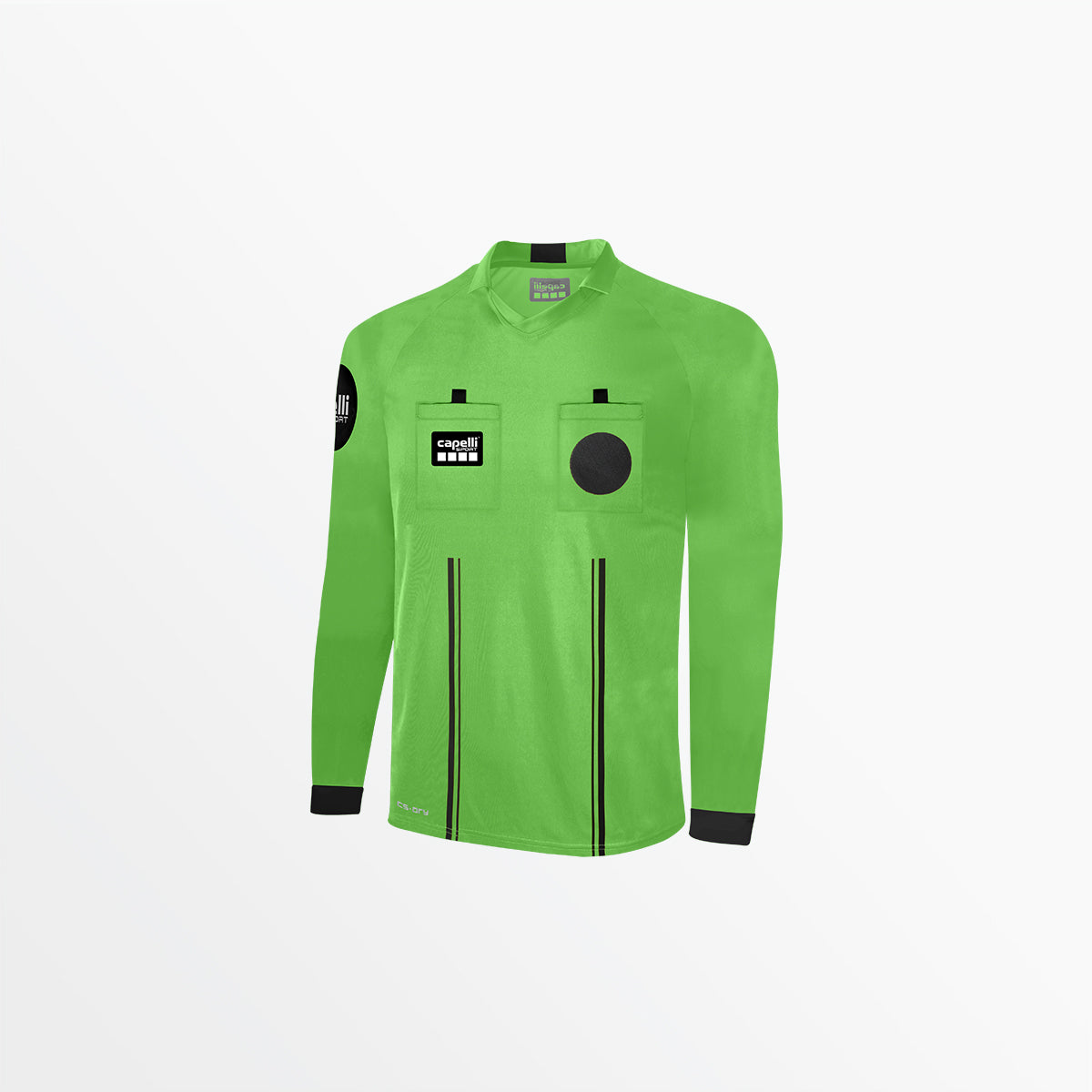 Adult Official Referee V-Neck Long Sleeve Jersey Capelli Sport S