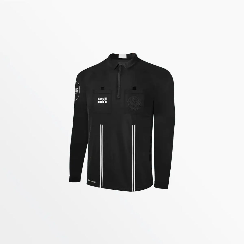 Adult Official Referee 1/4 Zip Long Sleeve Jersey – Capelli Sport
