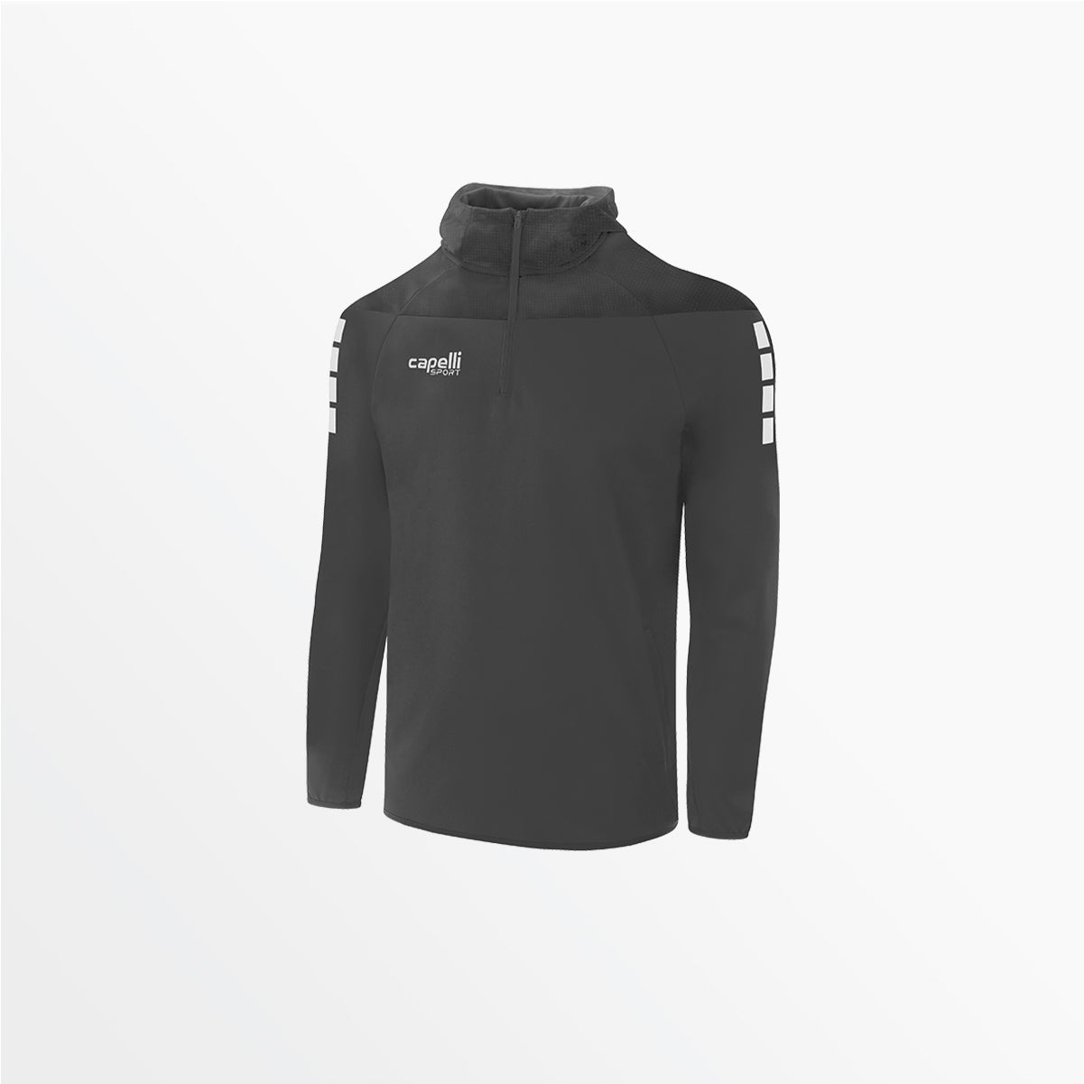 Youth Tribeca 1/4 Zip Therma Fleece Hoodie Capelli Sport XXS
