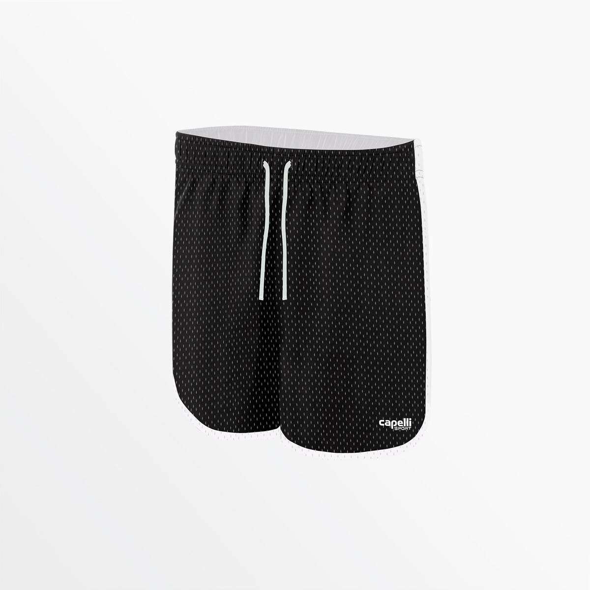 Women's 2-Tone Mesh Shorts Capelli Sport Black XS